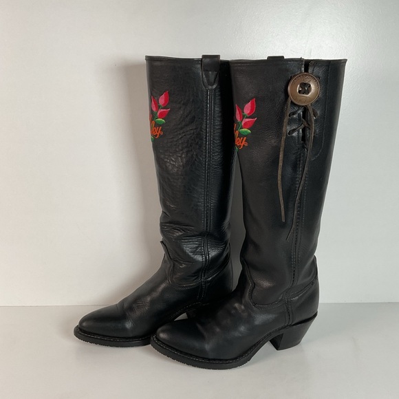 Harley-Davidson Shoes - Lady Harley Davidson Motorcycle Boots | Tall | USA Made | Black | Women’s 7 M